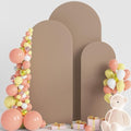 Wokceer Arch Backdrop Cover 6FT,5FT,4FT Nude Brown Covers Strethy Backdrop by Wokceer