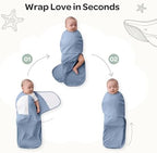 Momcozy Swaddles for Newborns, Quiet Fastener Swaddle for Infant 0-3 Months - Image 6