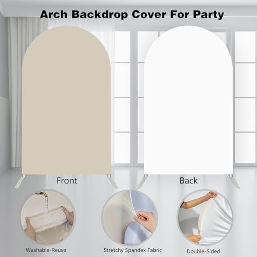 Teddy Bear Arch Backdrop 4x7ft We Can Bearly Wait to Meet You Arched Wall Covers Stretchy Background for Party Decorations Pink Baby Shower Decor Props NO-76 - Image 6