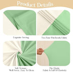 Beige Green Arch Backdrop Cover Set of 2 Party Wedding Sage Green Arch Covers Stretchy Backdrop 7.2FT 6FT Baby Shower Bridal Shower Photo Birthday Arch Stand Cover Spandex - Image 5