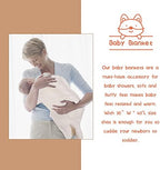 iAOVUEBY Baby Shower Gifts, Baby Gifts for Girls Boys, Unique Baby Gifts Basket Essentials Stuffs - Baby Lovey Blanket Newborn Bibs Socks Wooden Rattle & Greeting Card, Newborn Baby Gift Set - Image 2