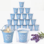 Treela 24 Sets Baby Shower Candle Favor for Guest Lavender Scented Candle - Image 2