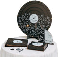 Personalized Vinyl Record Wedding Guest Book Alternative – Black Wood Sign with Custom Names and Date – Alternative Wedding Reception Decor - Fall Wedding Guestbook Reception by 2B1WEDDING