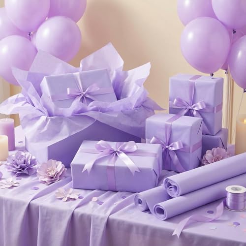 500 Sheets Lavender Tissue Paper Bulk 15 x 20 Inch for Fall Wedding Gifts - Image 6