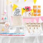 FYSUIMU 50Pcs Bear Baby Shower Bottle Openers with Thanks You Paper Tags Organza Bags Balloon Bear Magnetic Plastic Bottle Opener for Guest Birthday Gender Reveal Party Favors - Image 6