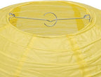 Chinese Japanese 16" Lemon Yellow Paper Lanterns Large Paper Lanterns 16-Inch 5 Packs (Yellow, 16 inch) - Image 3