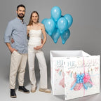 AmazingSpark 28in Giant Gender Reveal Gift Box Kit, Baby Clothes - Image 5
