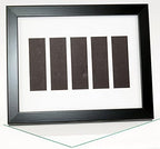 Creative Picture Frames Pb11X14Bk-W Black Wedding Event Photo Booth Frame - Holds 5-2X6 With White Mat To Display, Cherish And Preserve Your Wedding Memories by CreativePictureFrames