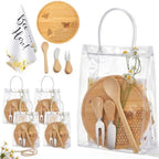 Nuenen 4 Sets Baby Shower Game Prizes Bee Mini Charcuterie Board, Round by Nuenen