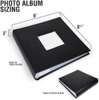 Personalized Wedding Photo Album, Custom Engraved Picture Album, Holds 200 4" x 6" Photos, Leatherette and Laser Engraved Scrapbook, Our Wedding, Blue - Image 2
