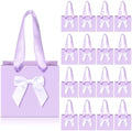 Kolldenn 50 Pcs Small Purple Gift Bags Bulk with Bow Ribbon Handles by Unknown