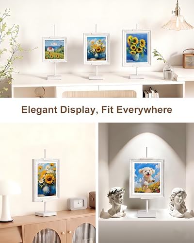 Adjustable Tabletop Easel Stand, White 17" H Easels for Display - Image 6