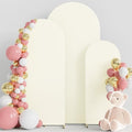 Wokceer Arch Backdrop Cover 6FT,5FT,4FT Ivory Arch Cover Stretchy Backdrop by Wokceer
