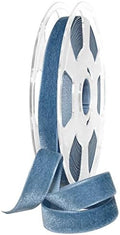 Morex Ribbon Swiss Velvet 5/8 inch by 11 Yard, Williamsburg Blue by MorexRibbon
