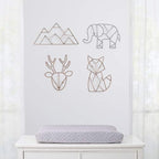 NoJo Deer Shaped Wire Nursery Wall Decor, Finish, Copper - Image 3