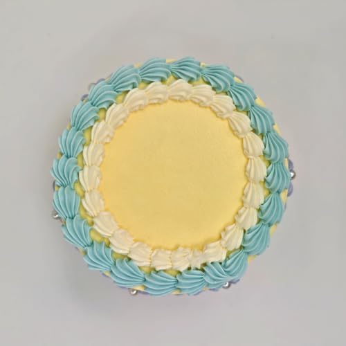 NICE PURCHASE Realistic Fake Birthday Cake Fake Food Bakery Shop Display Model Party Decoration Pro Cake Faux Replica Cake (6 inch wide & style F) - Image 3
