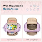 mommore Diaper Bag Backpack, Stylish Mini Travel Bag with Changing Pad - Image 4
