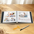 Large Photo Album Self Adhesive Scrapbook Album for 4x6 5x7 8x10 Pictures DIY Photo Book for Wedding, Anniversary, Christmas, Baby Shower, Ideal for Preserving Precious Moments - Image 3