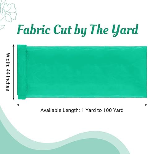 90 Yard Organza Fabric 44" Wide for Wedding Event Décor - Mint - Image 2