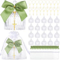 Vesici 20 Sets Baptism Party Favors for Guests Crystal Candy Bowl, Green by Vesici