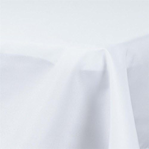 Balsa Circle 54-Inch x 10 Yards White Polyester Fabric by The Bolt - Wedding Party Decorations Sewing DIY Crafts Costumes - Image 3
