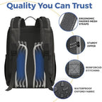 Pillani Baby Diaper Bag Backpack - Baby Bag for Girls & Boys, Large Waterproof Diaper Backpack - Baby Shower Gifts for Boys & Registry Must Haves - Travel Diaper Bags with Changing Pad - Newborn Stuff - Image 4