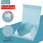 Large Gift Boxes with Lids 5 Pcs 13X11X5.3 In Blue Magnetic Gift Box Large - Image 4