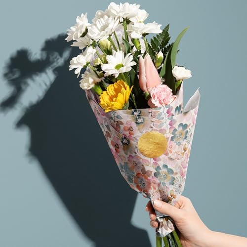 Jillson & Roberts Printed Unfolded Floral Gift Tissue 20" x 30", Painterly Petals, 240 Sheets - Image 5
