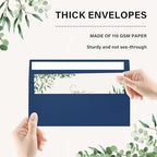 200 Pack #10 Navy Blue Envelopes Letter Size Self Seal Business Envelopes - Image 3