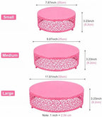 3Pcs Metal Food Risers, Buffet Table Display Stand - Image 2