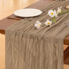 10 Pack Cheesecloth Table Runner Fall Boho Gauze Wedding Party Home Decor - Image 2