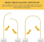 Balloon Arch Kit,Adjustable 8.2FT & 6FT Half Balloon Arch Stand - Image 2