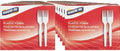 Genuine Joe Heavyweight White Plastic Forks (Pack of 4000) by GenuineJoe
