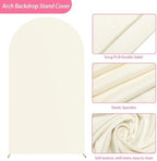 Putros Arch Backdrop Stand and Cover Set, 7.2ft Arch Stand with Ivory Cover - Image 4