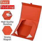 Extra Large Red Gift Box 3 Pack 19x16x6 Inches,Gift Boxs for Presents with Lid Magnetic Closure Collapsible,Bridesmaid Proposal Box,Birthday, Christmas,for Clothes and Large Gifts - Image 3