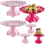 6 Pcs Mini Cup cake stand for Party, Wedding, Birthday, Baby Shower, Anniversary (Pink) by Unknown
