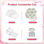 Wokceer Wedding Arch 7.2FT Round Backdrop Stand White Circle Balloon Arch - Image 5