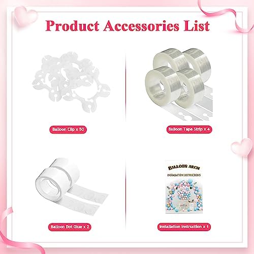 Wokceer Round Backdrop Stand 8FT White Wedding Balloon Arch Stand for Party - Image 4