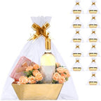 Thenshop 44 Pcs Empty Gift Basket Bulk,Basket Gifts, Gold, Solid by Thenshop