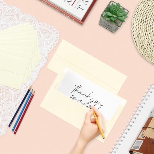 200 Pack Ivory #10 Business Envelopes Letter Size Self-Seal - Image 5