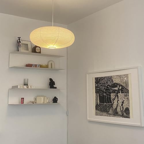 2Pcs White Oval Paper Lantern Lamp shade Japanese Lantern 19inch by TopAAA