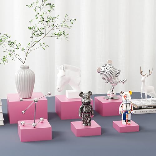 6 Pcs Metal Buffet Risers, Large Food Display Stands for Table - Image 5
