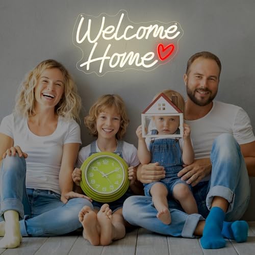 Welcome Home Neon Sign Dimmable Welcome Led Neon Signs for Wall Decor - Image 2
