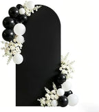 6FT Arch Backdrop with Stand, Foam Board Wedding Birthday Party, Black by Ruxion