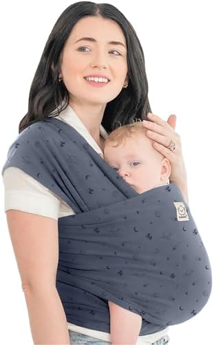 KeaBabies Baby Wrap Carrier, All in 1 Original Baby Carrier (Planets) by KeaBabies