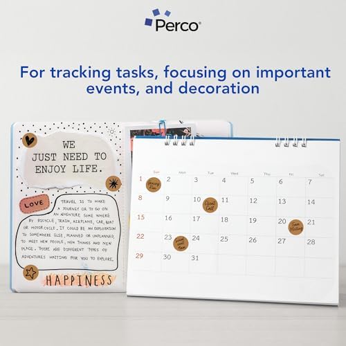 Perco Kraft Brown Perforated Round Circle Dot Sticker 1-Inch Labels — 3 Rolls, 3,000 Stickers - Natural Rustic Labels for Handmade Products, Pricing & Packaging - Made in USA - Image 3