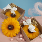 Wedding Favors for Guests Bulk Candle Favors Elegant Sunflower Candles – Baby Shower Communion Baptism Custom Bridal Shower Gifts, (10,20,30,50,100,150 Options Available in Customize Section) - Image 4