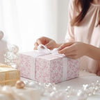 Faccito 8 Pack Pink Floral bridesmaid proposal Gift Boxes with Ribbon - Image 4