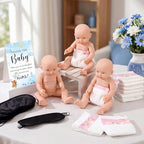 37 Pcs Baby Shower Diaper Changing Game Supplies, Playful - Image 4
