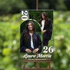 Custom Class of 2026 Graduation Yard Sign with Photo – Personalized Clear Acrylic Senior Yard Sign for High School Graduation Party Decorations, Outdoor Yard Decor - Image 5